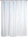 Duschvorhang WENKO "Uni", wei&szlig;, B:120cm H:200cm, Polyester, Duschvorh&auml;nge,