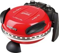 G3FERRARI Pizzaofen "Delizia G1000602 rot inkl. Pizzaschaufel + Rezeptheft", rot,