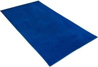 Strandtuch VOSSEN "Beach Club", blau (kobaltblau), B:100cm L:180cm,...
