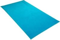 Strandtuch VOSSEN "Beach Club", blau (t&uuml;rkis), B:100cm L:180cm, Frotteevelours,