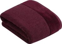 Badetuch VOSSEN "Pure", lila (berry), B:100cm L:150cm, Frottier, Obermaterial: 100%