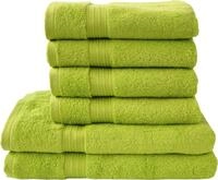 Handtuch Set DYCKHOFF "Siena", gr&uuml;n (apfel), Obermaterial: 100% Baumwolle,