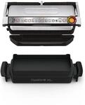 Kontaktgrill TEFAL "OptiGrill+ XL inkl. Backschale, manueller Modus mit 4