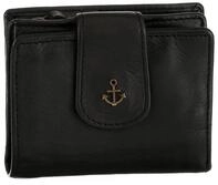 Geldb&ouml;rse HARBOUR 2ND "Stella", Damen, grau (schwarz ash), Leder, washed,