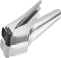 Knoblauchpresse GEFU "Garlico", silber (silberfarben), B:3,7cm L:20,6cm T:6,2cm,