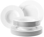 Geschirr-Set SELTMANN WEIDEN "Tafelservice No Limits Wei&szlig; 12er Set wei&szlig;", wei&szlig;,