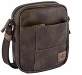 Umh&auml;ngetasche CAMEL ACTIVE "Laos", Herren, Gr. B/H/T: 18,5cm x 23cm x 7cm, braun,