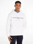 Kapuzensweatshirt TOMMY HILFIGER "TOMMY LOGO", Herren, Gr. XL (54), wei&szlig;,...