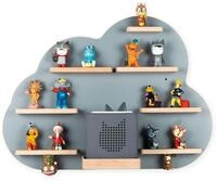 Wandregal BOARTI "Regal Holz Wolke Kinder Toniebox Tonies Figuren", grau, B:55cm