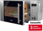 HANSEATIC Mikrowelle "656920", silber (edelstahlfarben), B:44cm H:26cm T:34cm,