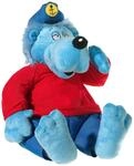 Kuscheltier HEUNEC "K&auml;ptn Blaub&auml;r, 25 cm", blau, Pl&uuml;schfiguren, KinderB:25cm