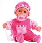Babypuppe BAYER "First Words Baby, pink", pink, Puppen, Kinder, Babypuppe, mit