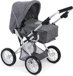 Kombi-Puppenwagen CHIC2000 "Leni", grau (jeans grau), Puppenwagen, KinderB:37cm
