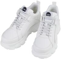 Plateausneaker BUFFALO "CORIN", Damen, Gr. 39, wei&szlig;, Lederimitat, Schuhe
