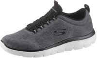 Slip-On Sneaker SKECHERS "SUMMITS", Herren, Gr. 41, schwarz-wei&szlig; (schwarz, wei&szlig;),