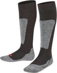 Kniestr&uuml;mpfe FALKE "Active Ski", Kinder, Gr. 23-26, schwarz (schwarz (3000)),