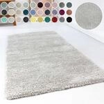 Hochflor-Teppich ESPRIT "Relaxx ESP-4150" Gr. 3, grau (hellgrau, creme, meliert),