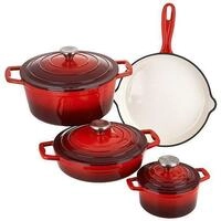 Topf-Set CS KOCH-SYSTEME "Xanten", rot, T&ouml;pfe, Topf-Set, Induktion