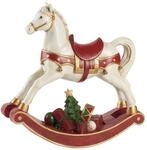 Weihnachtsfigur VILLEROY & BOCH "Schaukelpferd XL Winter Collage bunt", bunt,