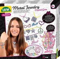 Kreativset LENA "Metal Jewelry Crystal Gem", bunt, Kreativsets, Kinder, Kreativset,