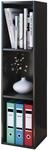 Standregal VCM "Holz Stand Regal Aufbewahrung Deko B&uuml;cher Mendas 3", schwarz, B:34cm