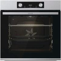 GORENJE Pyrolyse Backofen "BPS6737E14X, BPS6737E14BG", Energieeffizienz: A+, silber