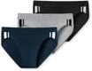 Rioslip SCHIESSER "95/5", Herren, Gr. 4, blau (904, blau, schwarz, grau, melange),