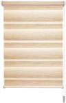 Doppelrollo LIEDECO "Farbverlauf" Gr. 2, braun, B:60cm H:150cm, Polyester,...