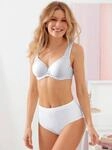 Schalen-BH VIANIA, Damen, Gr. 100, Cup D, wei&szlig;, 77% Polyester, 13% Polyamid, 10%