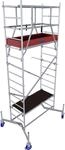Arbeitsger&uuml;st KRAUSE "ClimTec System", grau (aluminiumfarben), B:145cm H:400cm,