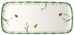 Servierplatte VILLEROY & BOCH "Kuchenplatte Colourful Spring 35 x 16 cm bunt", bunt,
