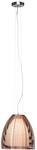 BRILLIANT Pendelleuchte "Relax", braun (bronze, chrom), 1, &Oslash; 30cm H: 130cm, 1 Stk.,