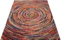 Hochflor-Teppich OCI DIE TEPPICHMARKE "Sixteen Round" Gr. 1, bunt (multi), B:65cm