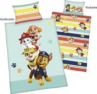 Babybettw&auml;sche PAW PATROL "Paw Patrol", bunt, B/L: 100cm x 135cm, 1 Stk., 1 Stk.,