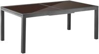 Gartentisch MERXX "Amalfi", grau (anthrazit), B:100cm H:75cm T:180cm, Tische,
