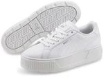 Sneaker PUMA "KARMEN L", Damen, Gr. 41, wei&szlig; (puma wei&szlig;, puma wei&szlig;, puma...