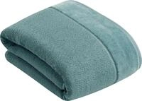 Badetuch VOSSEN "Pure", blau (cosmos), B:100cm L:150cm, Frottier, Obermaterial: 100%
