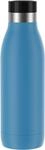 Isolierflasche EMSA "Trinkflasche Bludrop", blau (aqua blau), H:21,5cm, Edelstahl,