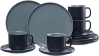 Geschirr-Set RITZENHOFF & BREKER "Kaffeeservice Jasper 12er Set", schwarz, 12,