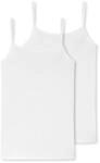Unterhemd SCHIESSER "Unterhemd 2er Pack", Damen, Gr. XL, N-Gr, wei&szlig;, Obermaterial: