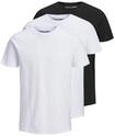 T-Shirt JACK & JONES "T-Shirt JJEORGANIC BASIC TEE O-NECK 3PK 3er Pack", Herren, Gr.