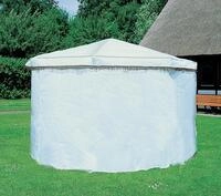 Pavillon-Schutzh&uuml;lle PROMADINO, wei&szlig;, B:595cm L:162cm, Polyethylen (PE),...
