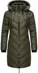 Wintermantel MARIKOO "Wintermantel Armasa", Damen, Gr. XL, gr&uuml;n, Obermaterial: 100%