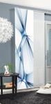 Schiebegardine HOME WOHNIDEEN "FRANKLIN", blau, B:60cm H:245cm, Polyester, Gardinen,