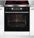 GORENJE Elektro-Herd-Set "Black Set 4", Energieeffizienz: A, schwarz, Herdsets, 300 C