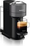NESPRESSO Kapselmaschine "Vertuo Next ENV 120.GY von DeLonghi, Dark Grey", grau,
