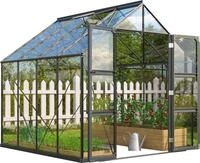 Gew&auml;chshaus VITAVIA "Domus 6700", schwarz, B:257cm H:253,9cm T:263cm,