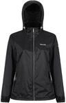 Regenjacke REGATTA "Corinne IV", Damen, Gr. 38, schwarz, Obermaterial: 100% Polyamid