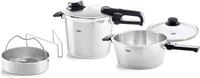 Schnellkochtopf FISSLER "Fissler Vitavit premium Schnellkochtopf-Set, 5-teilig",
