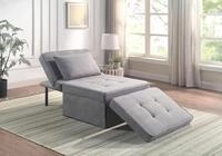 Schlafsofa OTTO HOME "Finn, Schlafsessel, Schlafhocker, Multifunktional", grau,